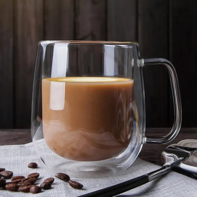 Double Wall Glass Mug